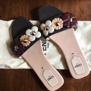 Fendi flower sandals